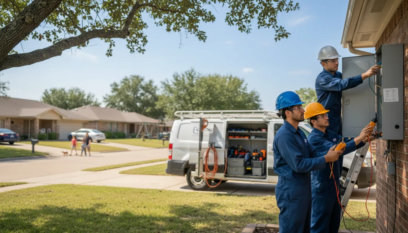 Certified electrician providing emergency electrical services in La Fayette, IL